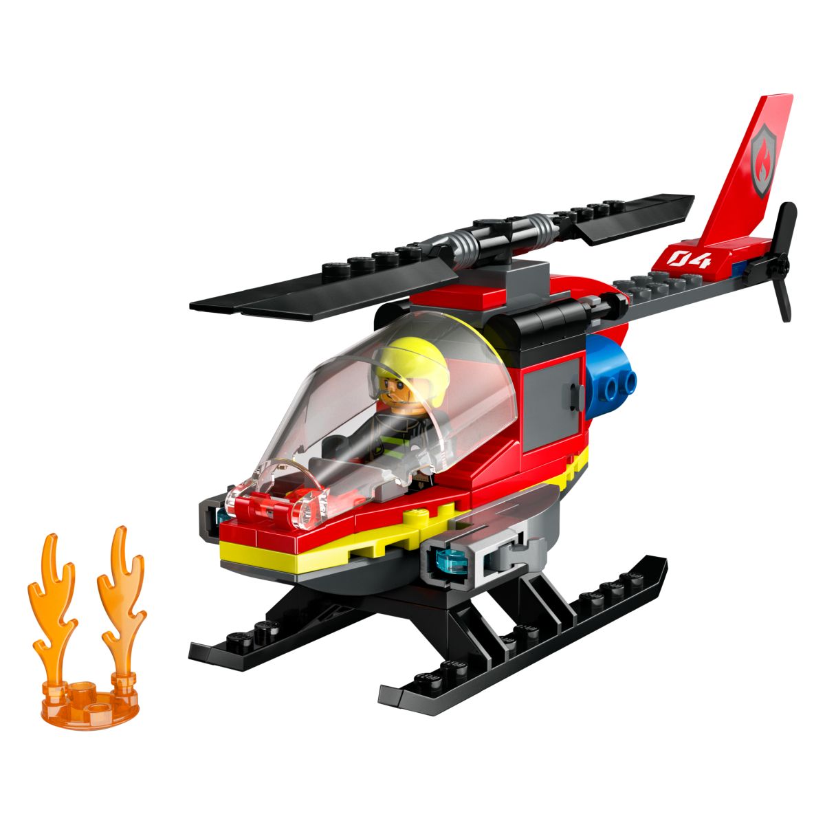 LEGO City 60411 Fire Rescue Helicopter