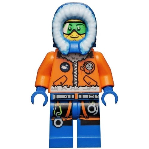 City Arctic Explorer, Male with Green Goggles