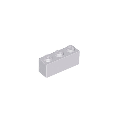 Kocke 1x3 svetlo sive, 20 kos
