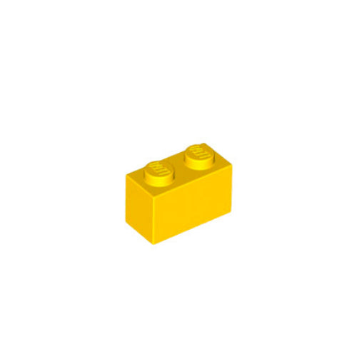 Kocke 1x2 rumene, 20 kos