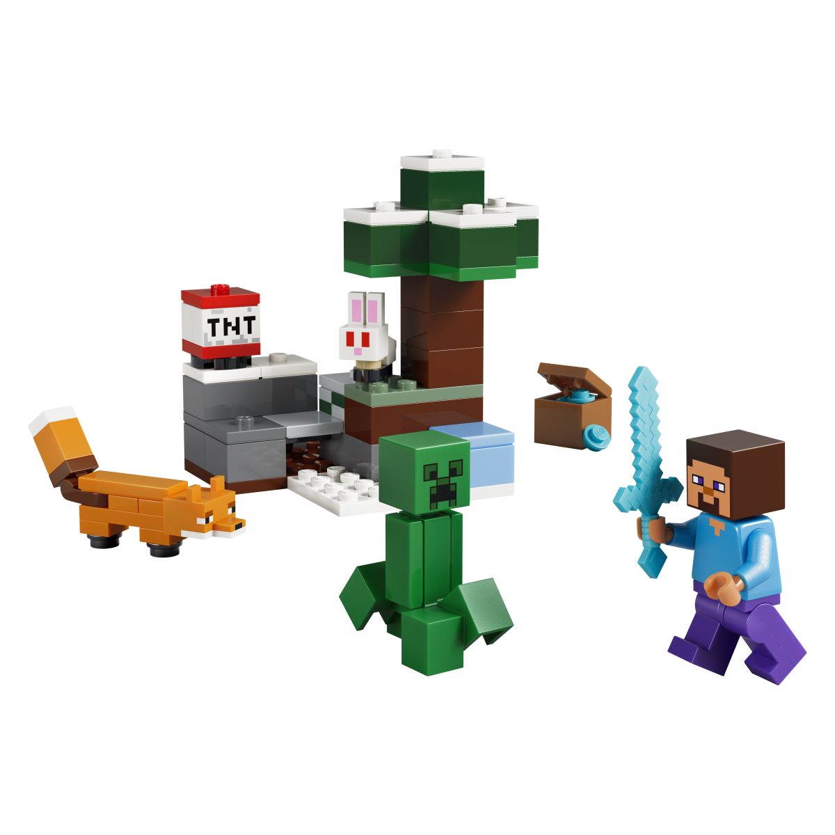 LEGO Minecraft® 21583 Steve's Taiga Adventure