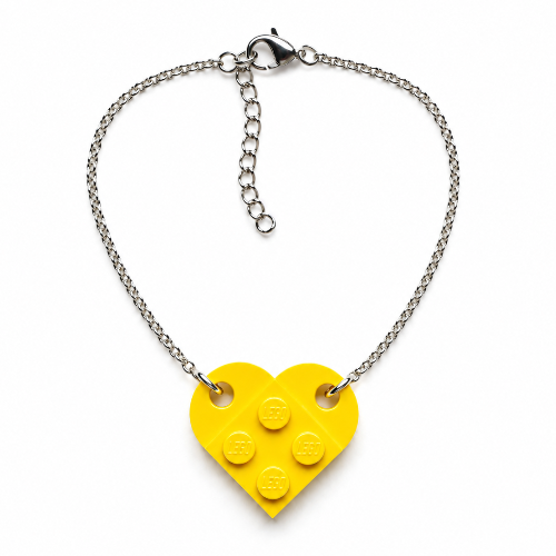 Yellow heart zapestnica