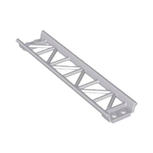 Tiri ravni dolgi za roller coaster 16L, sivi, 2 kos