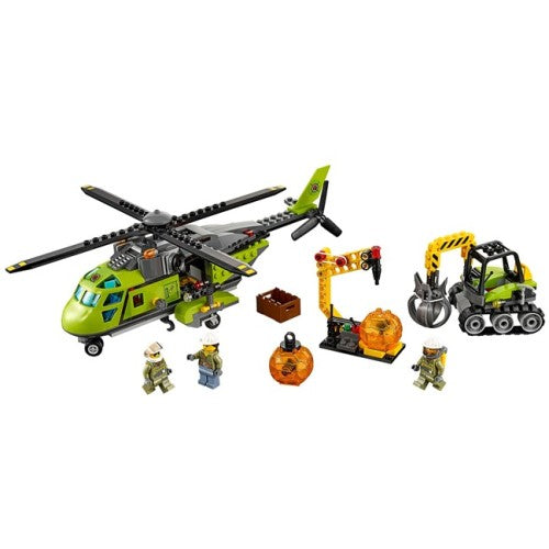 LEGO City 60123 Volcano Supply Helicopter