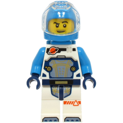 City astronaut blue