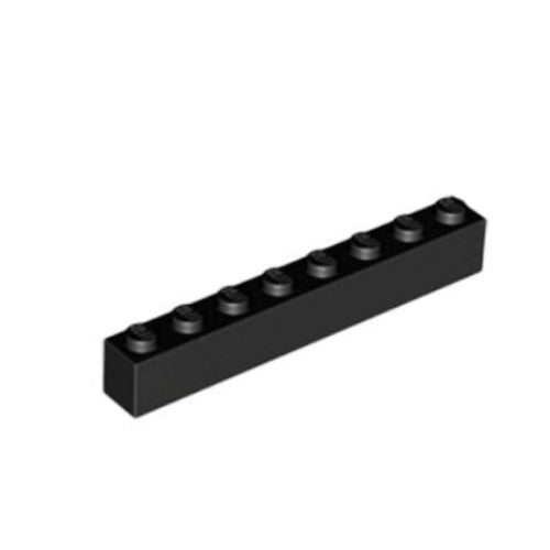 Kocke 1x8 črne, 10 kos