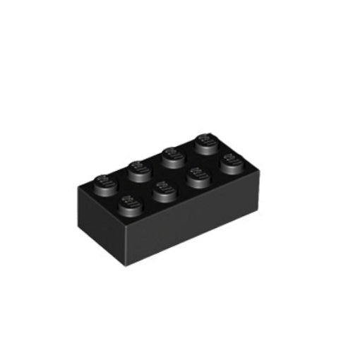 Kocke 2x4 črne, 20 kos