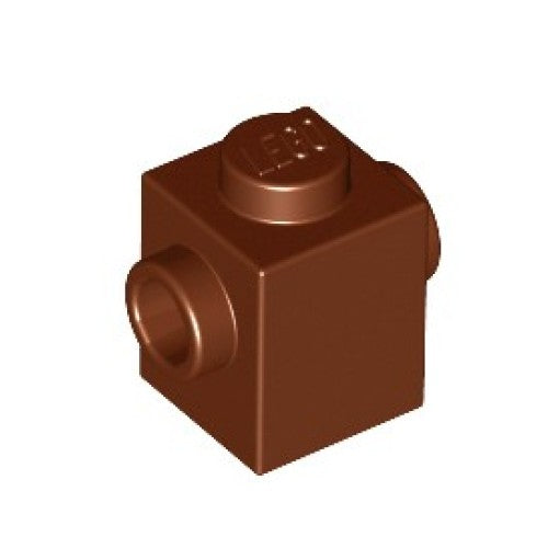 Kocke posebne 1x1 Studs on 2 Sides Opp., rjave, 20 kos