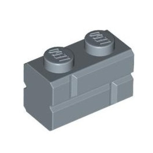 Kocke posebne 1x2 Masonry Profile, peščeno modre, 20 kos
