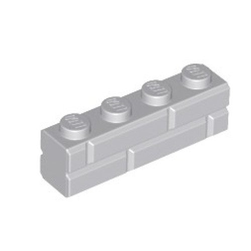 Kocke posebne 1x4 Masonry Profile, svetlo sive, 10 kos