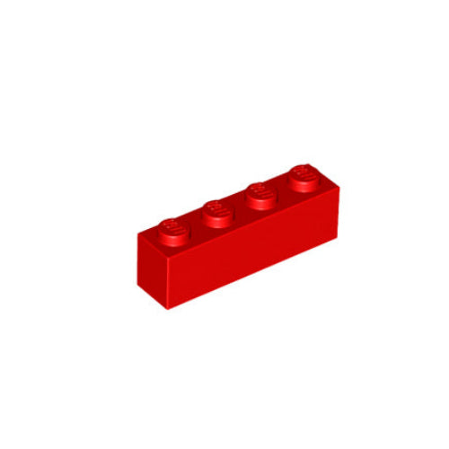 Kocke 1x4 rdeče, 20 kos