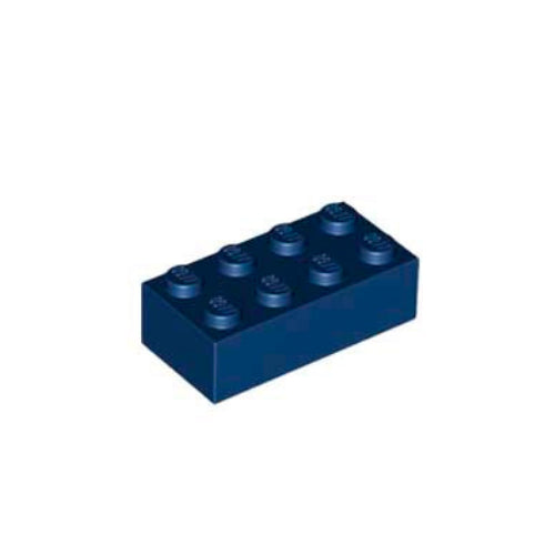 Kocke 2x4 temno modre, 20 kos