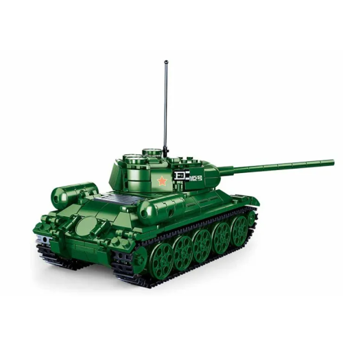 Tank Sluban WW2 T34-85 forest