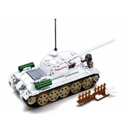 Tank Sluban WW2 T34-85 winter