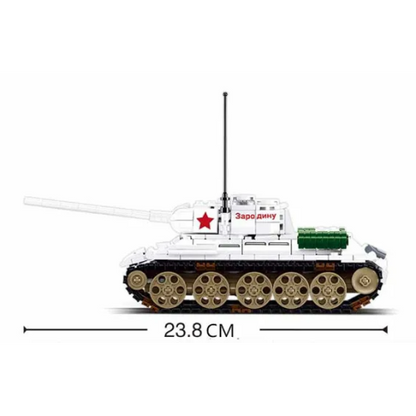 Tank Sluban WW2 T34-85 winter