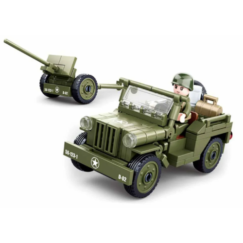 Terensko vozilo WW2 Jeep Willys s topom