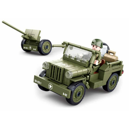 Terensko vozilo WW2 Jeep Willys s topom