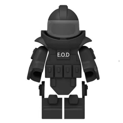 SWAT Bomb Squad zaščitna obleka črna