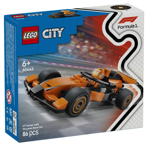 LEGO City 60442 F1® Driver with McLaren Race Car