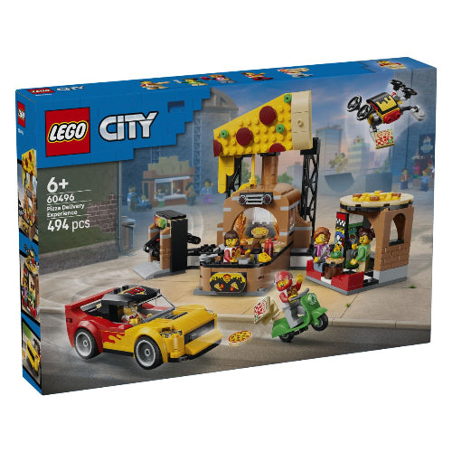 LEGO City 60496 Pizza Delivery Experience with Vehicles
