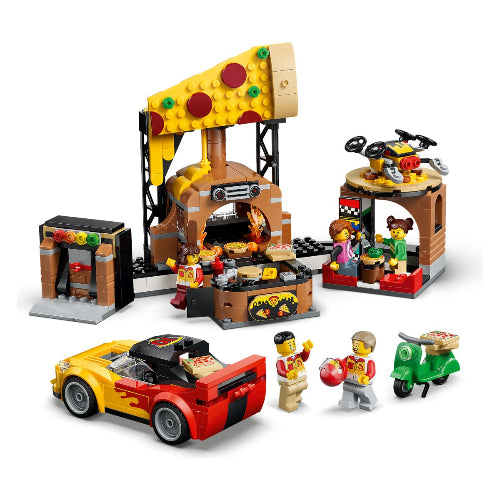 LEGO City 60496 Pizza Delivery Experience with Vehicles
