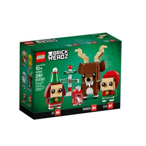 LEGO Brick Headz 40353 Reindeer, Elf and Elfie