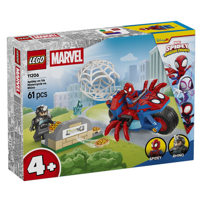 LEGO Marvel® 11206 Spidey on his Motorcycle vs. Rhino
