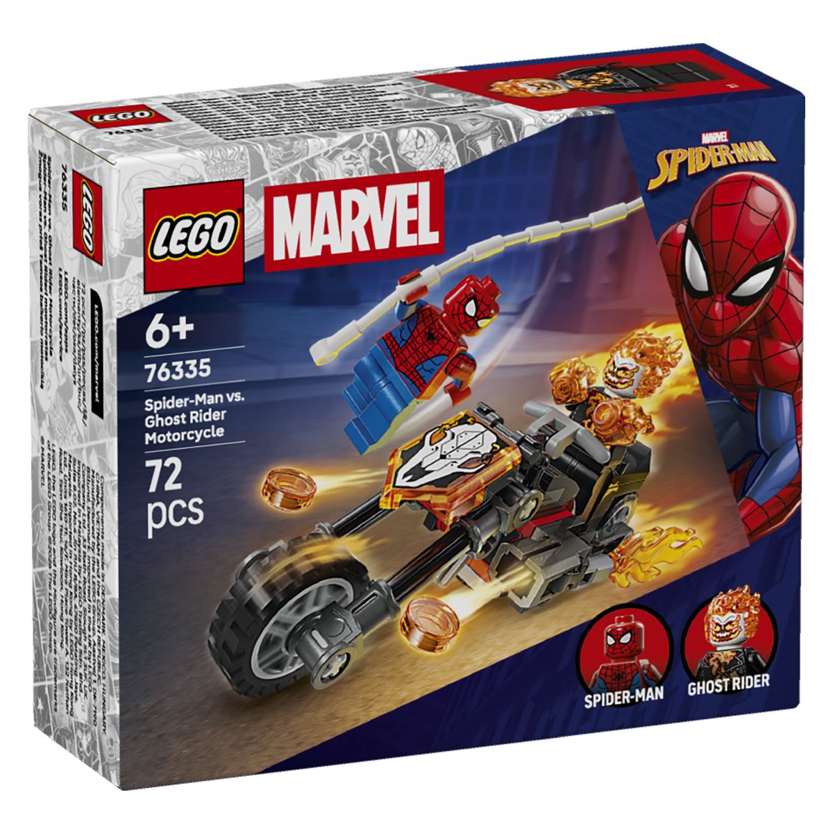 LEGO Marvel® 76335 SpiderMan vs. Ghost Rider Motorcycle