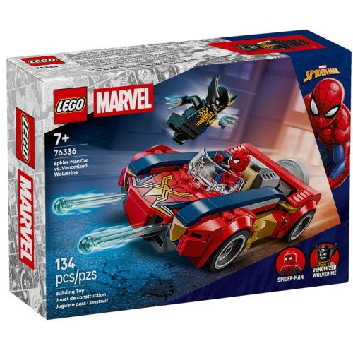 LEGO Marvel® 76336 Spider-Man Car vs. Venomized Wolverine