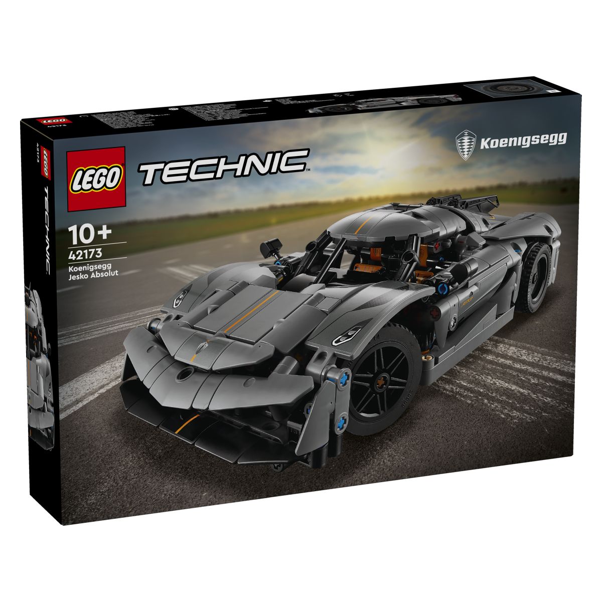 LEGO Technic 42173 Koenigsegg Jesko Absolut Gray Hypercar