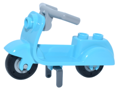 Motor skuter svetlo moder