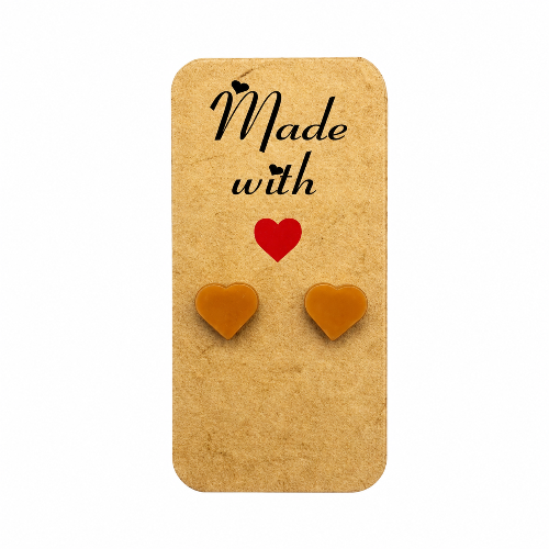 Heart - Pearl Gold uhani