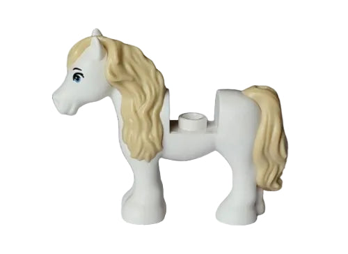Konj poni, bel