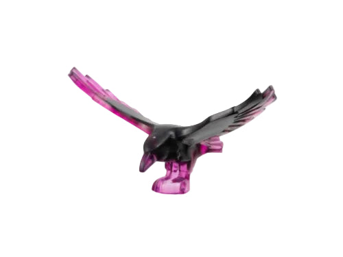 Ptič, krokar, trans dark pink