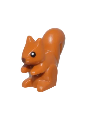 Veverica, temno oranžna