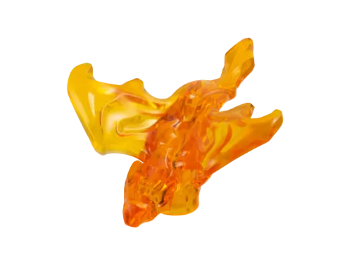 Zmaj, baby (Ninjago), trans orange